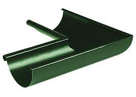 Желоб угловой ф120мм ПЭ RAL6005 зел.мох