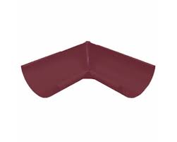 Желоб угловой ф120мм ПЭ RAL3005 вишня