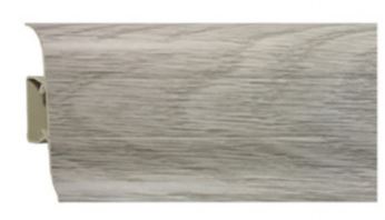 Плинтус ПВХ Рико Лео 56мм 2,5м 40шт/уп 108 Липа амурская