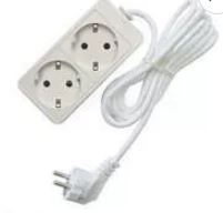 Удлинитель 1,5м 2гн с заземл. 10А IP20 ПВС 2*1 2,2кВт Союз