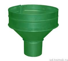 Воронка ПЭ ф100мм RAL6005 зел. мох