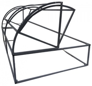 Парник "Хлебница" ш.1,05 выс.0,85 дл.2,0 (КАРКАС без СПК)