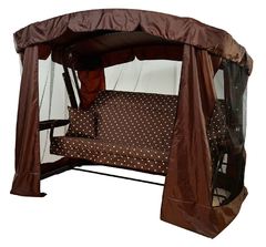 Качели МадридPremium 3мест/раскл, зелен., с АМС, сид.1800/d60мм