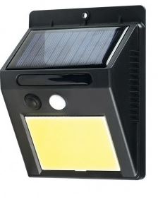 Светильник-прожектор SBF-32-MS кемпинг. солн. батарея 5W COB 3xR03 датч. движ., крюк, магнит