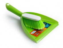 Комплект для уборки AKOR Elite Lazio совок+щетка-сметка салат.