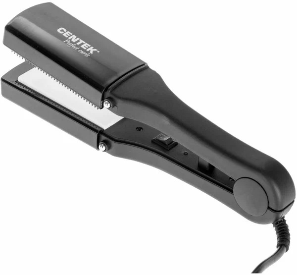1. Выпрямитель Centek CT-2006 80Вт, 4в1 - выпрям + 3 насадки Гофре, КЕРАМИКА, 200C