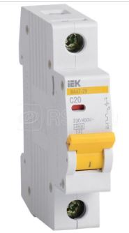 Автомат.выкл. мод.1п 40А С 4,5кА IEK