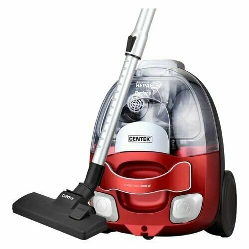 1. Пылесос Centek CT-2535  циклон 2000-350Вт, 2 HEPA фильтра, телескоп металл. трубка