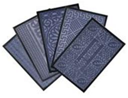 Коврик придверный УЮТ " Классик" 45*75см прмоугольный серый