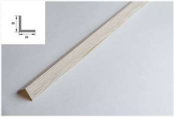 Угол ПВХ 20*20мм 2,7м цвет 14