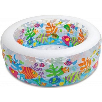 Бассейн INTEX 58480 Аквариум 152х56см от6лет