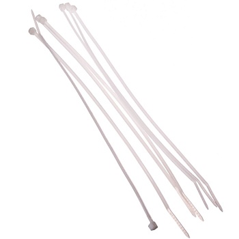 Хомут нейлоновый для стяжки 3,6х150мм, белый (100шт)