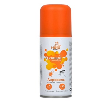Аэрозоль HELP  от КЛЕЩЕЙ и КОМАРОВ репеллентный, 75 мл