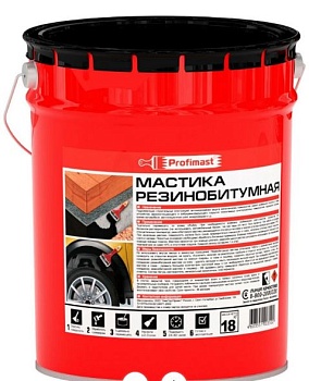 Мастика резинобитумная Profimast 1,8кг 2л