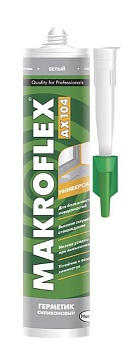 Герметик Силиконовый Makroflex AX104, 290 мл, белый