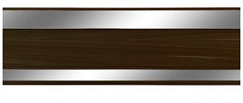 Бленда ПВХ Лайн Волшебная Палочка 7см Венге хром