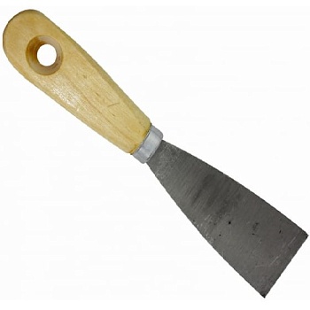 Шпатель  25мм с дер.руч. сталь