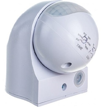 Датчик движения 180гр 1200вт 10-420сек Rexant