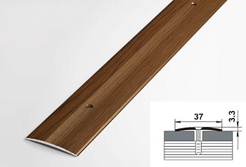 Порог стык ПС-03 ВЕНГЕ 1,35м Н37мм 094