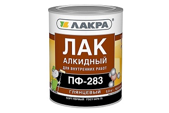 Лак ПФ-283 алкидный 1,8кг ЛАКРА