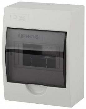 Корпус пластиковый ЩРН-П-08 SIMPLE без шин и монт. комп. BOXS08_E ЭРА