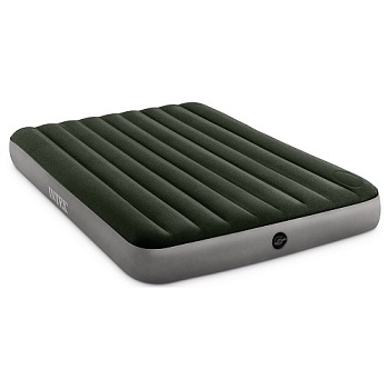 Кровать надувная DOWNY BED, INTEX  встроенный  насос, 152x203x25см, ПВХ, 64763
