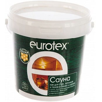 Защитное средство Евротекс сауна 0,9кг с воском
