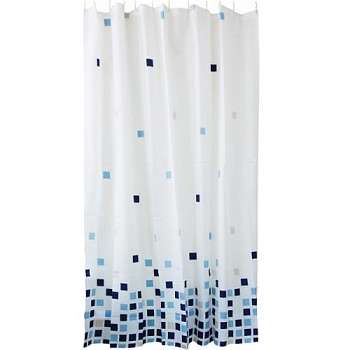 Штора для ванной 180*180см (Полиэстр) "Рыжий кот"в ассортименте