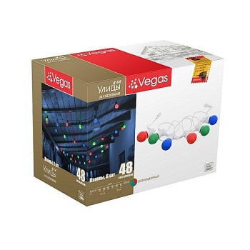 Гирлянда "Лампы"6ламп*2,4м 24V конструктор