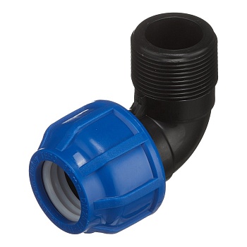 Отвод компрессионный разборный 63*2" нар.р ПЭ