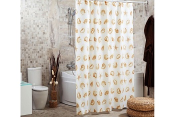 Штора д/душа "Miranda" 180*200 Турцияв ассортим.