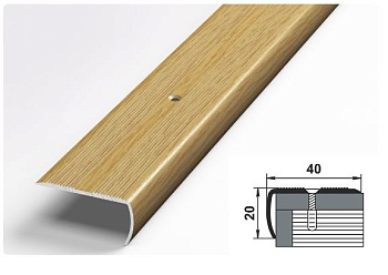 Порог стык ПУ-06 0,9м 40*20мм 083