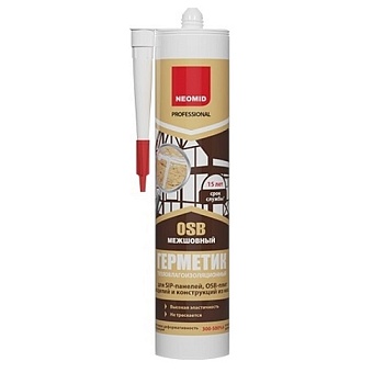 Герметик для OSB-плит и дерева Neomid Professional, 310 мл, бежевый