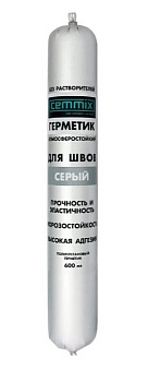 Клей-герметик для швов Cemmix полиуретановый, 350 мл, черный 