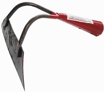 Тяпка самозат."Супер сталь" 190*50 (прополка) красная