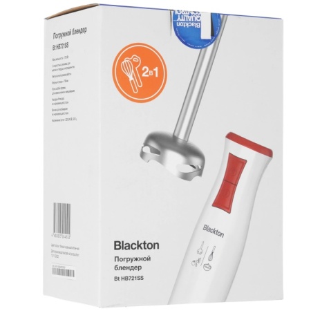 3. Блендер погружной Blackton Bt HB721SS белый