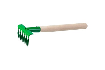 Грабельки садов. 6витых зуб., дерев.ручка 120*62*405 РОСТОК