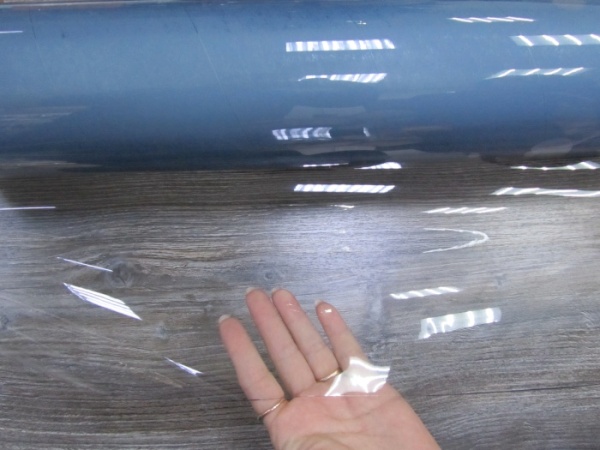 2. Клеенка Silvano, Crystal, 0.8-20 м, силикон, прозрачная, 0.6 мм