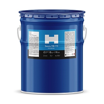 Краска эмаль ПФ-115 20кг парижская зелень "Н"