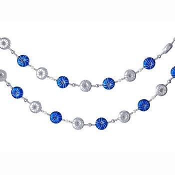 Цепь Е91092 1,8м,диски,шары,бусы