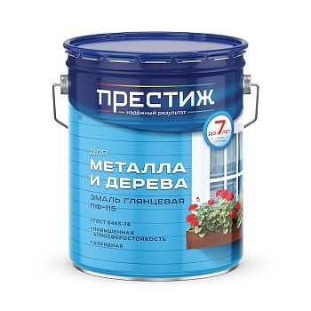 Краска эмаль ПФ-115 20кг оранжевый ПРЕСТИЖ