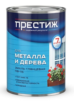 Краска эмаль ПФ-115 20кг оранжевый ПРЕСТИЖ