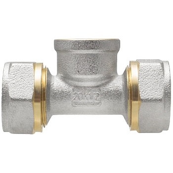 Тройник вод 20х1/2х20 ц/г/ц ТМ