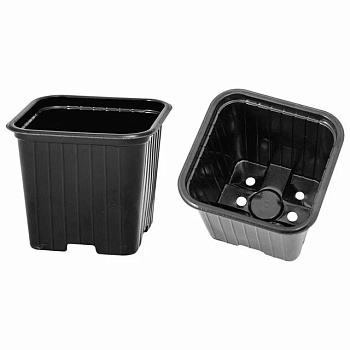 Горшок квадрат. 11*11*11см 1л формованный