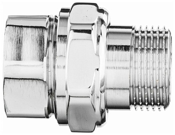 Американка 3/4 RR прямая хром ASTEK