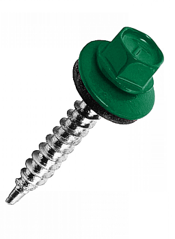 Саморез кровельный 4,8х38 RAL6005