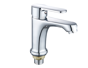 Смеситель для раковины FRUD R10157-В хром, силумин, d35,гайка 