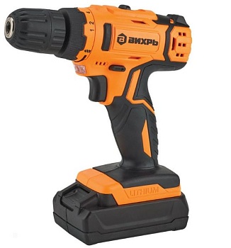 Дрель-шуруповерт аккумуляторный ДА-24Л-2К  Вихрь