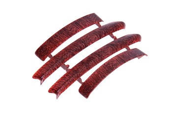 Набор комплектующих д/ПВХ наличника 70мм Вишня темная