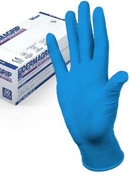 Перчатки резиновые Dermagrip M/L